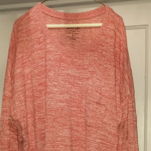 Torrid Super Soft Plush Pink Ladies Sweater - Picture 1 of 4